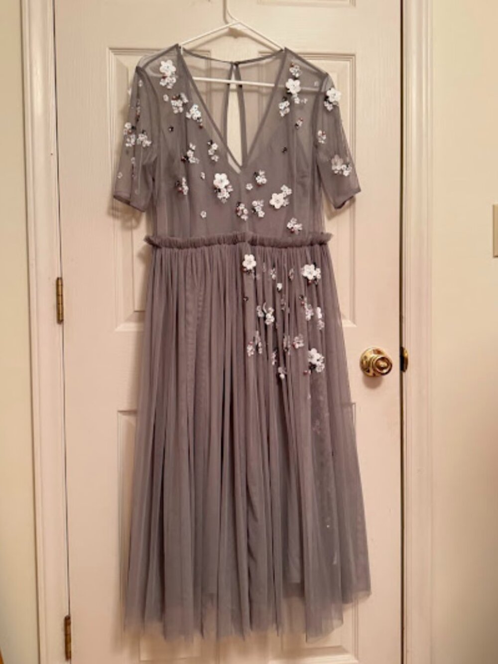 Gray ASOS Midi Dress